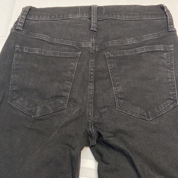 Madewell Black 10” High-Rise Womens Skinny Jeans Excellent Used Condition sz 25 - Picture 10 of 11